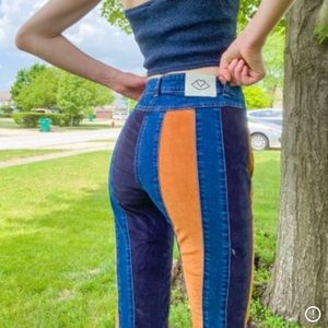 See by Chloé Corduroy Panel Flare Jeans